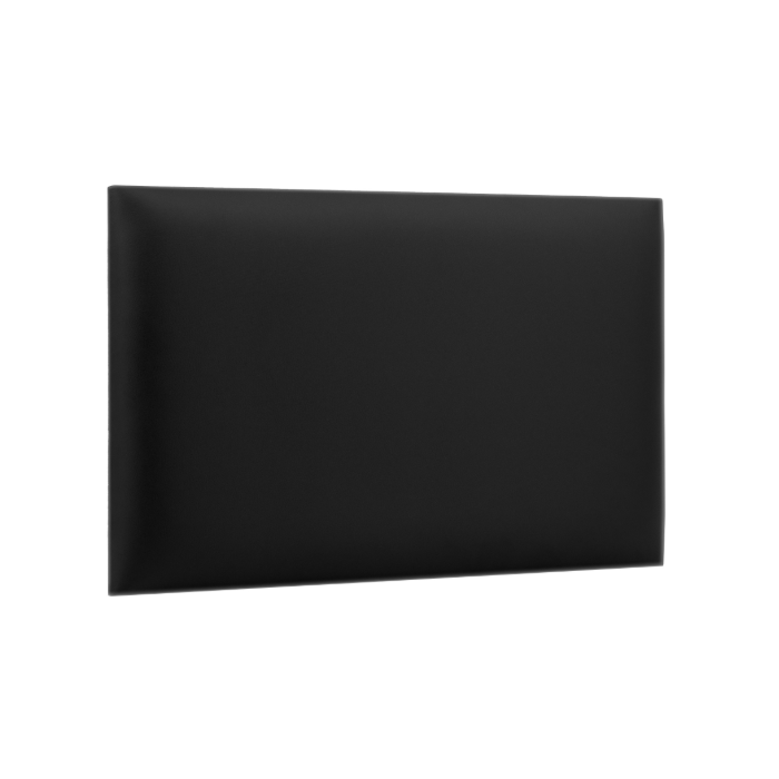 Polsterpaneel aus Kunstleder, schwarz Polsterpaneel aus Kunstleder, schwarz